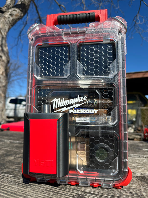 Flask Mount for YETI Flask on Milwaukee PACKOUT System (2.0!)