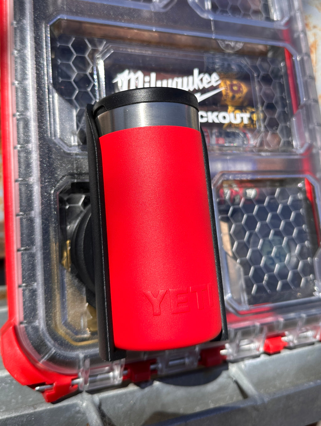 Shot Glass Mount For YETI Shot Glasses on Milwaukee PACKOUT Box 1 week lead time