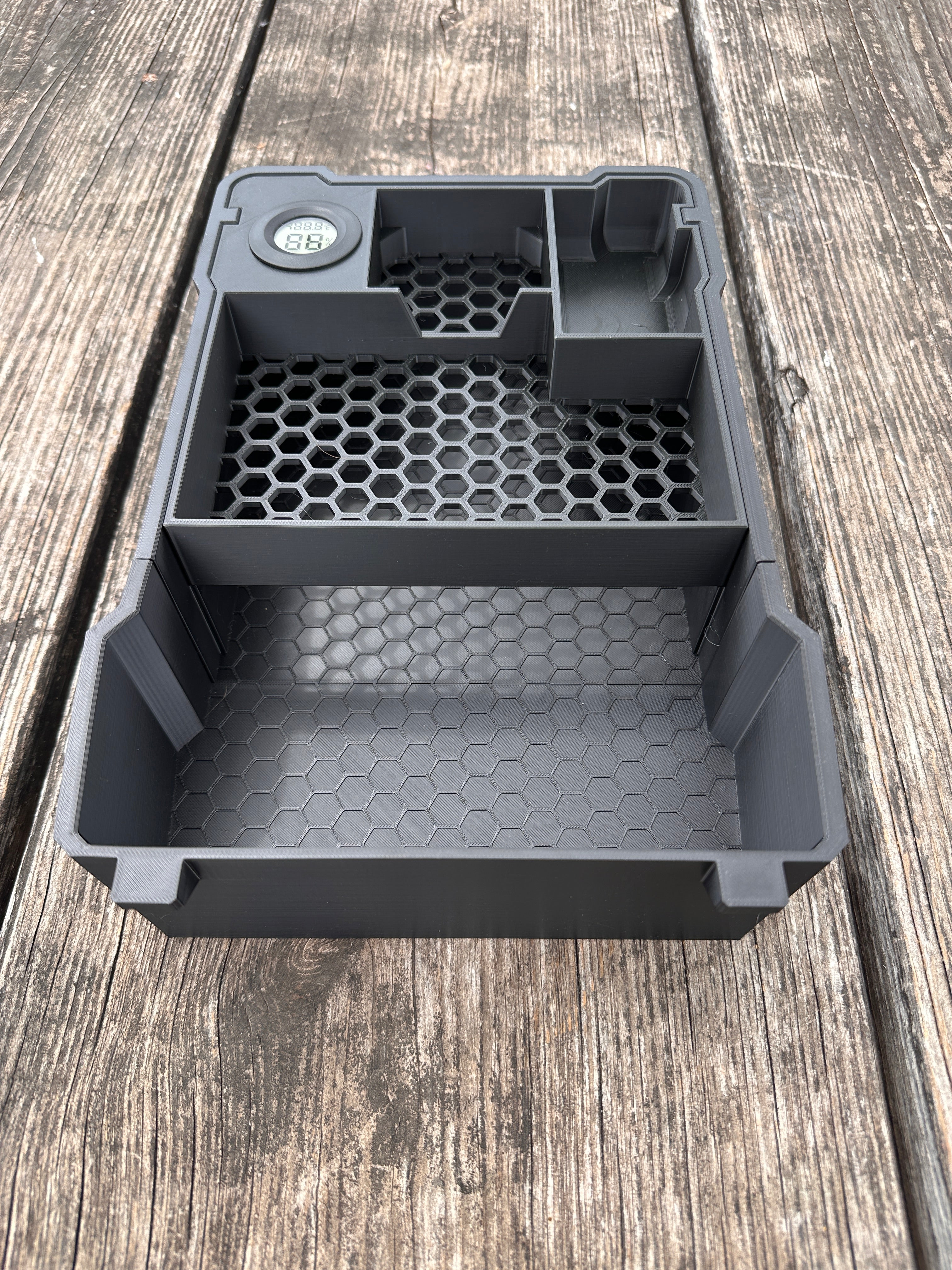 Humidor INSERT With Hygrometer For Deep Milwaukee PACKOUT Box 1 week lead time
