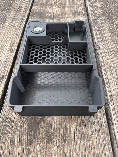 Humidor INSERT With Hygrometer For Deep Milwaukee PACKOUT Box 1 week lead time
