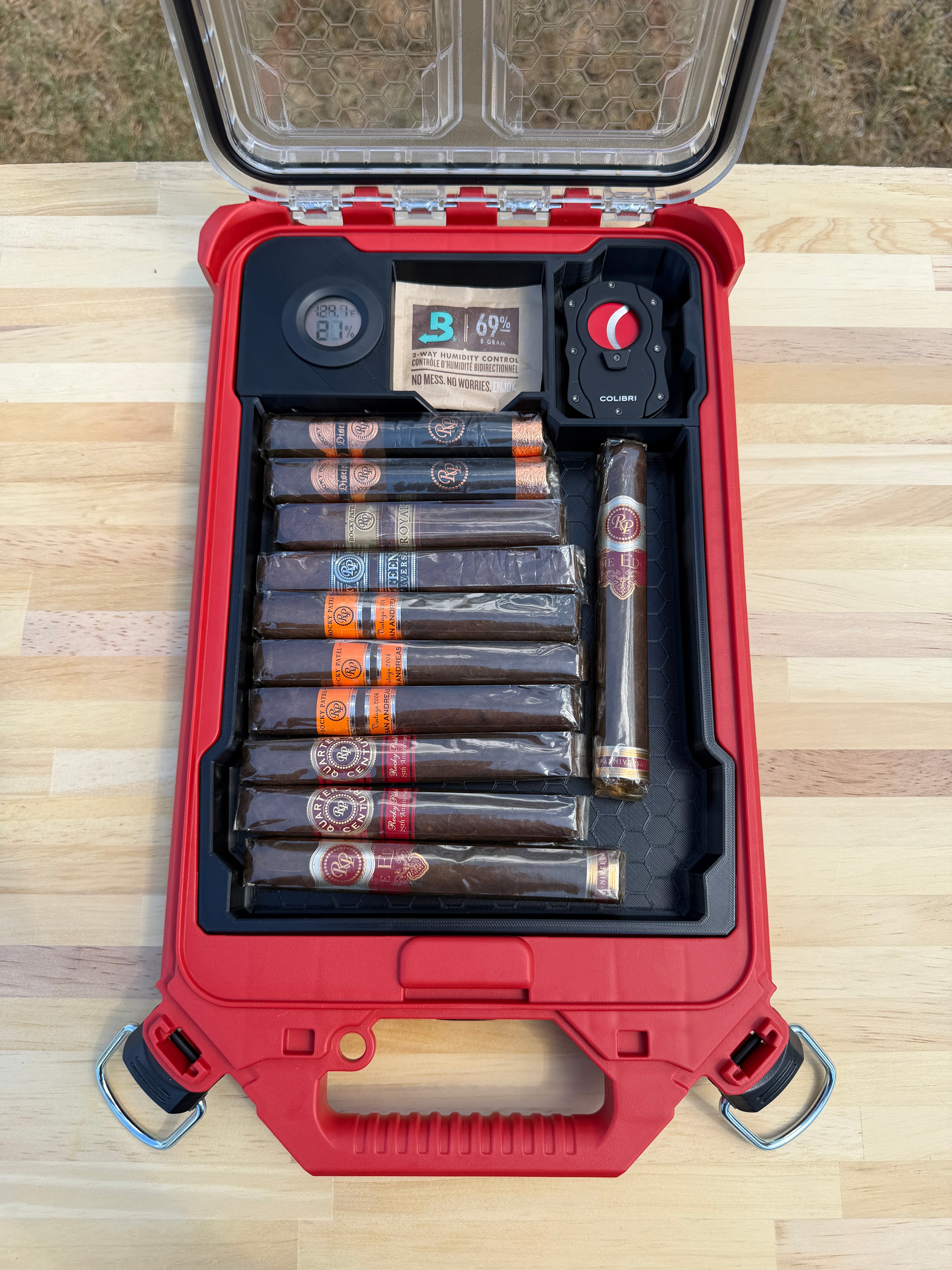 Humidor Insert For SLIM Milwaukee PACKOUT Box
