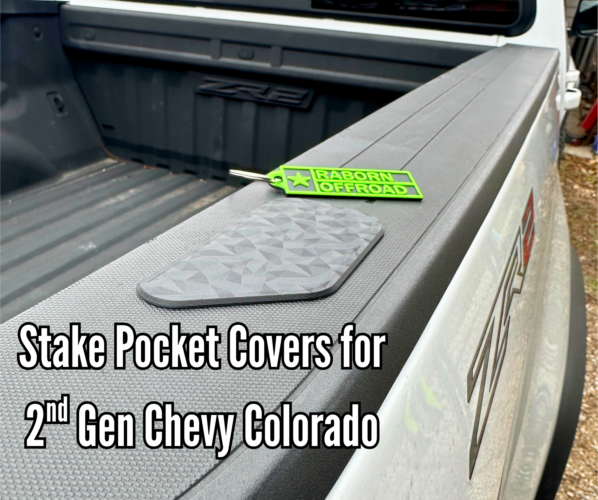 Stake Pocket Covers for 2nd Gen Chevy Colorado (2015-2022) -Pair