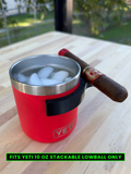 Cigar Rest Attachment for YETI 10 oz Stackable Lowball