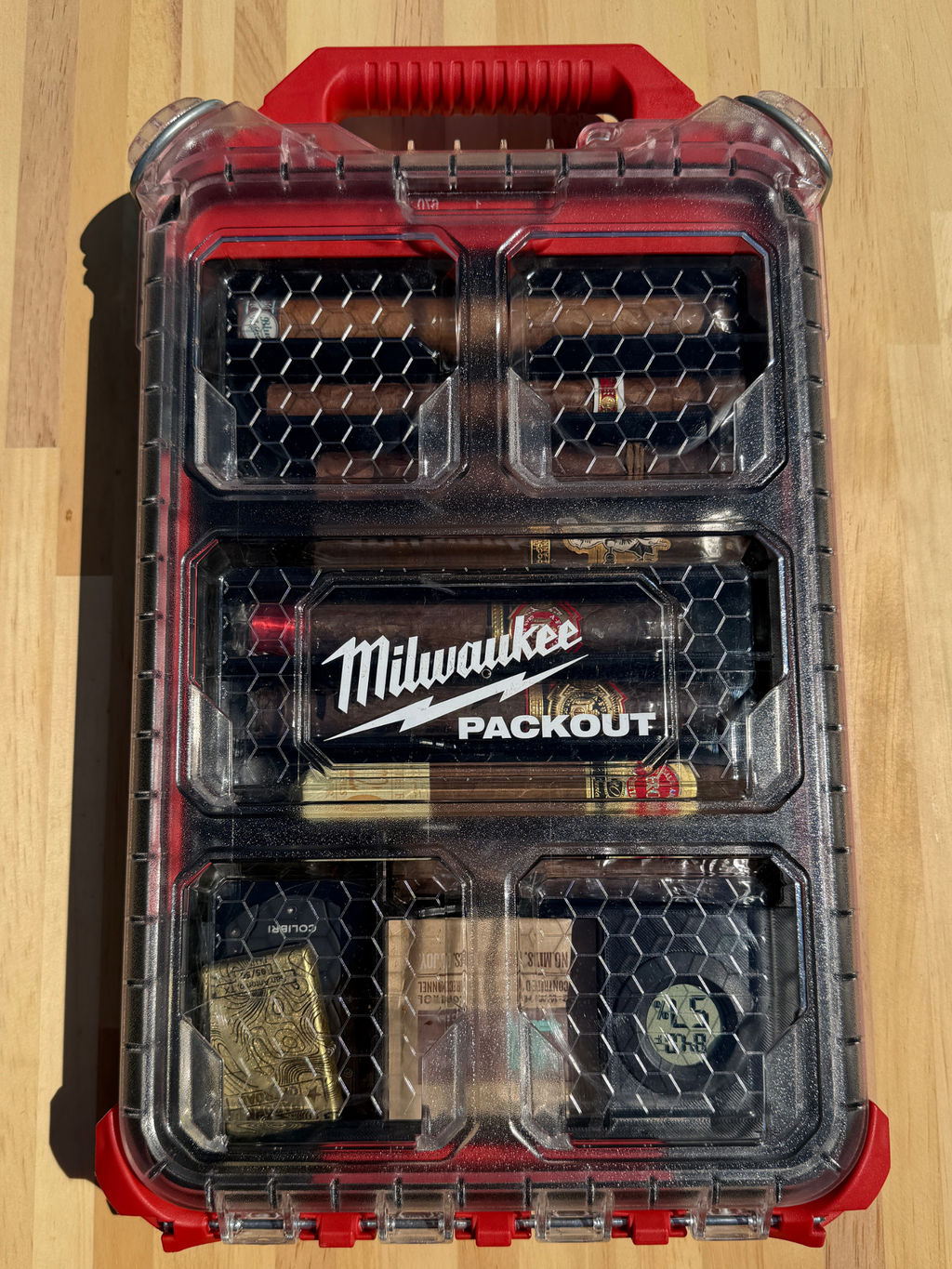 Humidor Insert For Slim Milwaukee Packout Box - V2