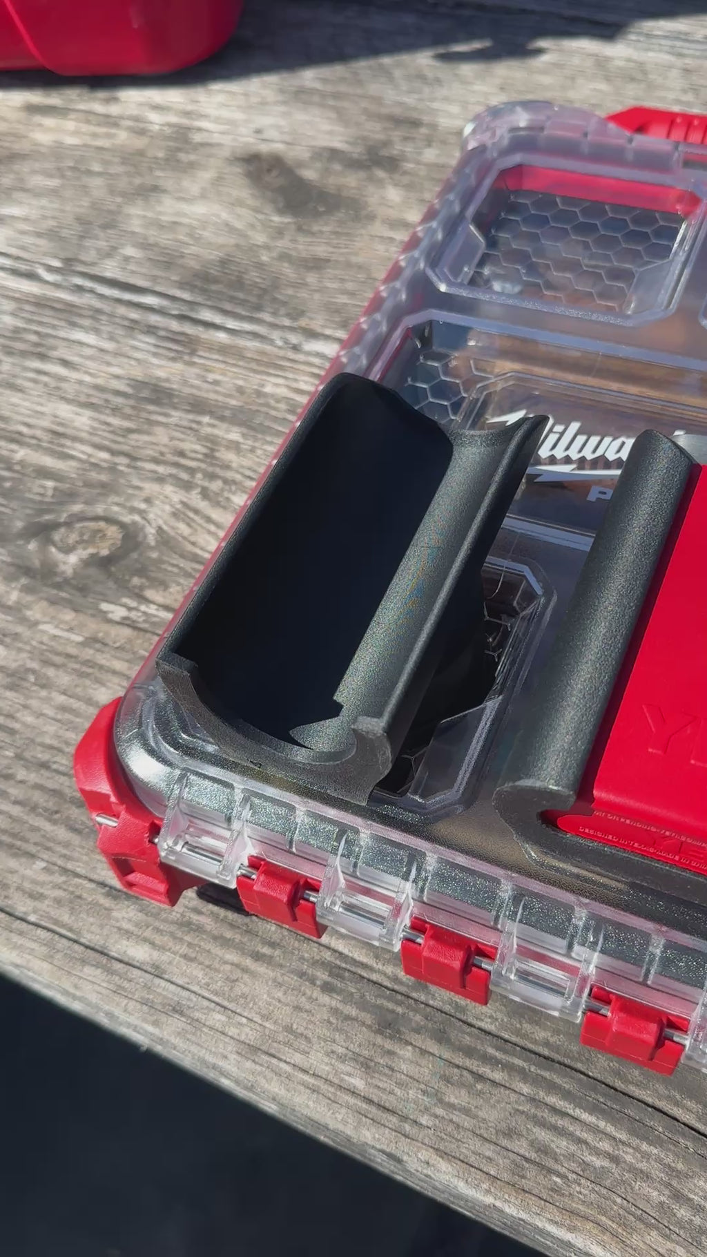 Shot Glass Mount For YETI Shot Glasses on Milwaukee PACKOUT Box 1 week lead time